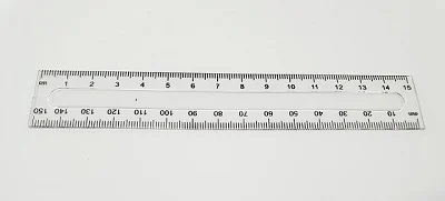 Truse Geometrie, Rigle, Echere - Rigla 15 cm transparenta