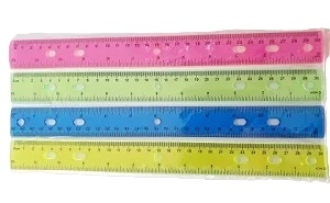 Truse Geometrie, Rigle, Echere - Rigla 30 cm color