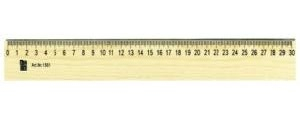 Truse Geometrie, Rigle, Echere - Rigla 30 cm lemn