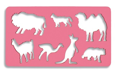 Sabloane scolare - Sablon animale salbatice