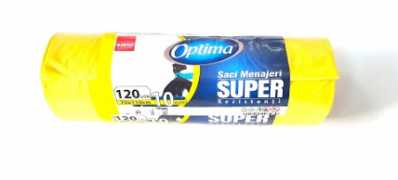 Saci menajeri - Sac menajer 120L 10/set SANO Optima 70x110 cm Galben