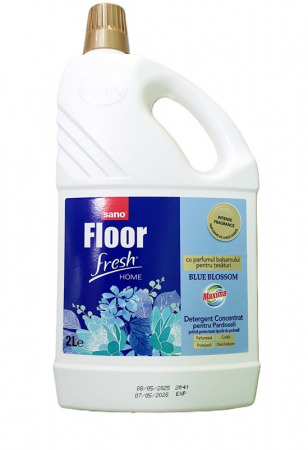 Detergenti pardosele si alte obiecte pentru curatat - Sano Pardoseli 2L SANO Fresch Home Blue Bossom