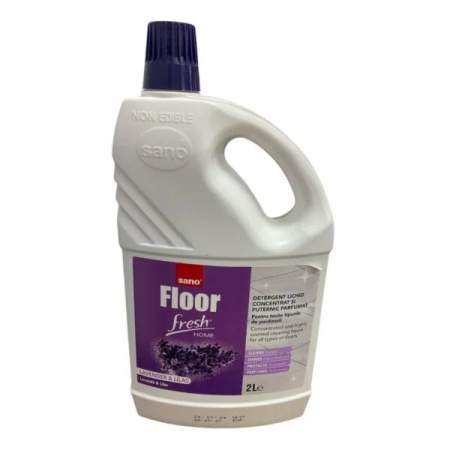 Detergenti pardosele si alte obiecte pentru curatat - Sano Pardoseli 2L SANO Fresch Home Lavanda si Liliac