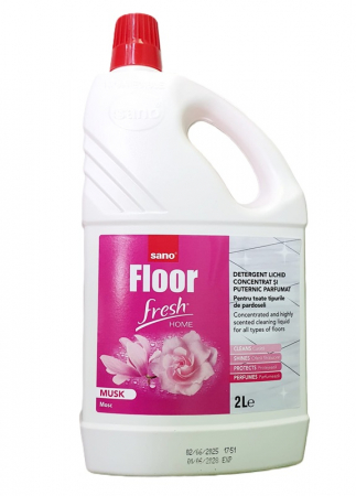 Detergenti pardosele si alte obiecte pentru curatat - Sano Pardoseli 2L SANO Fresch Home Musk