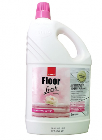 Detergenti pardosele si alte obiecte pentru curatat - Sano Pardoseli 2L SANO Fresch Home Pampering Cotton