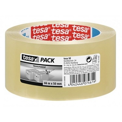 SCotch - Scotch 48 mm x 66 m transparent TESA adeziv cauciuc natural