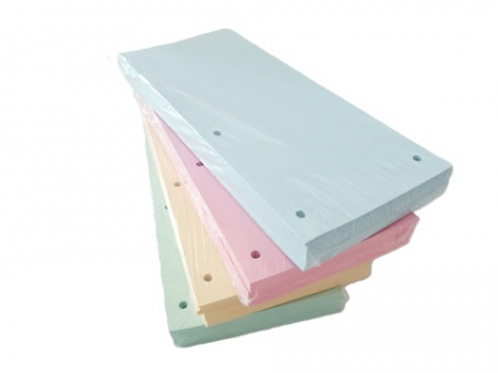 Separatoare, intercalatoare si indexi - Separatoare biblioraft 1/3 A4 colorate 100 coli/set