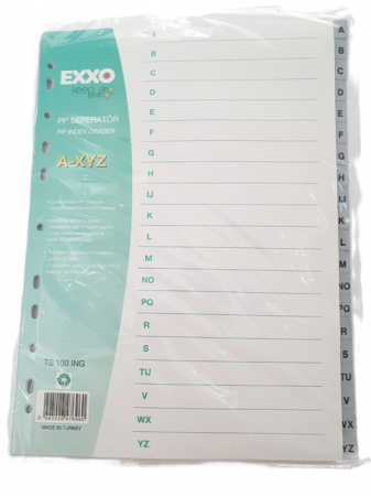 Separatoare, intercalatoare si indexi - Separatoare din plastic de la A-Z EXO