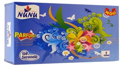 Materiale de curatenie si igiena - Servetele NuNu 2 straturi 150/set
