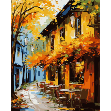 Panza de pictura - Set Pictura Numere 40x50cm TOAMNA