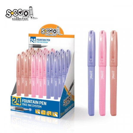 Stilouri scolare - Stilou Coloured S-COOL SC2709 Pastel