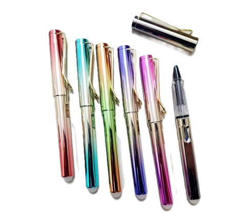 Stilouri scolare - Stilou din plastic, cu mecanism, cerneala termosensibila 521M