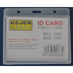 Ecusoane - Suport card water proof 105x74 mm orizontal 5/set Kejea-KJ-T-767H