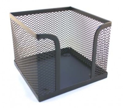 Hartie si produse din hartie - Suport cub metalic hartie 9x9 cm