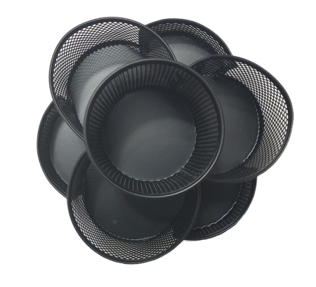 Suporturi instrumente de scris - Suport metalic 7 compartimente rotativ masch