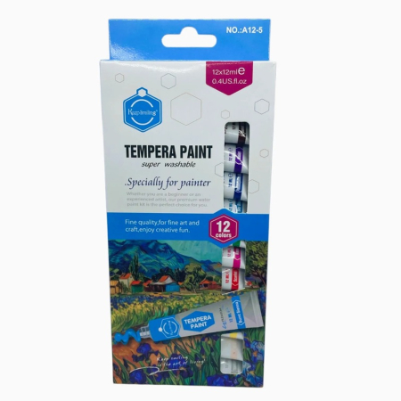 Tempera - Tempera 12 culori 12 ml 7112T