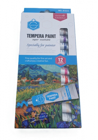 Tempera - Tempera 12 culori 12 ml A12-5