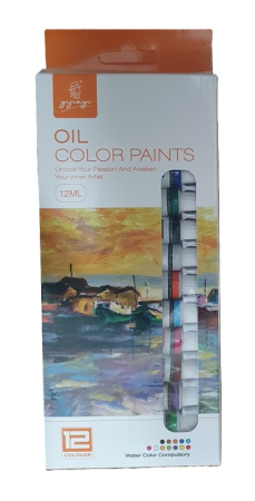 Tempera - Tempera 12 culori ulei 12 ml1386L