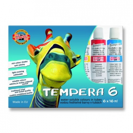 Tempera - Tempera 6/set Kooh I Noor 16 ml