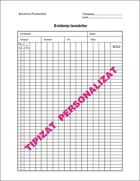 Tipizate personalizate la comanda - Tipizat personalizat A4 offset 100 file