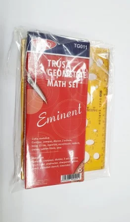 Trusa geometrie DACO metalica + sablon ovale RIO PROMO [1]