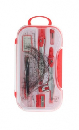 Truse Geometrie, Rigle, Echere - Trusa Geometrie DACO TG210 plastic