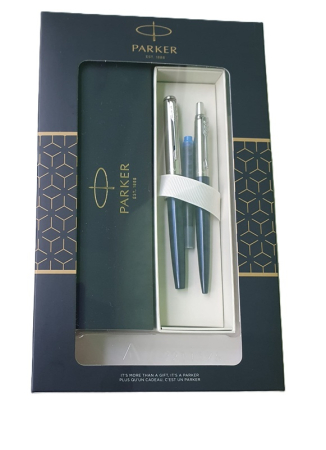 Truse de lux - Trusa Stilou + pix Jotter ROYAL ALBASTRA