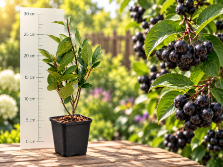 Arbusti fructiferi - Aronia la Ghiveci 20-30 cm Ramificată de 2 ani