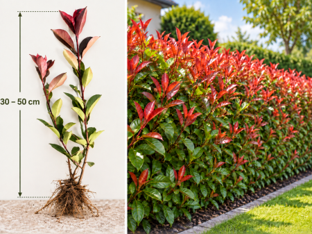 Toate produsele - Gard Viu Photinia Red Robin 30-50 cm | Rădăcină Liberă