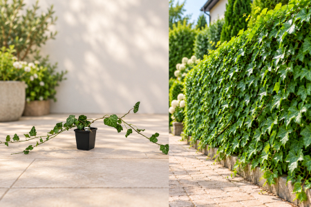 Gard viu - Iederă Hedera helix la Ghiveci (30-50 cm) - Plantă Agățătoare
