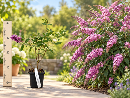 Hortensii, Magnolii & Flori - Liliac de Vară Roz Buddleja Pink Delight la Ghiveci 20-40 cm