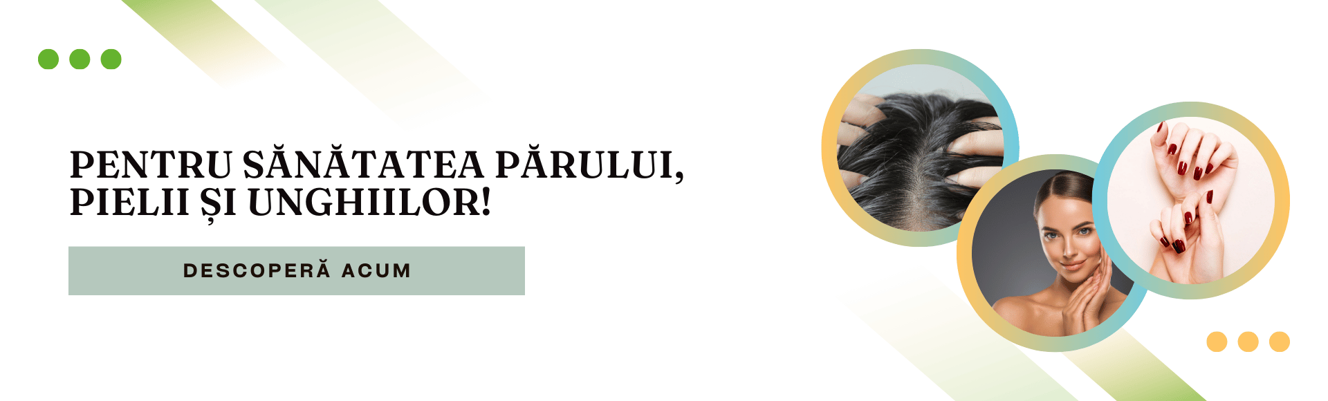 Sanatatea parului, inchiilor si a pielii