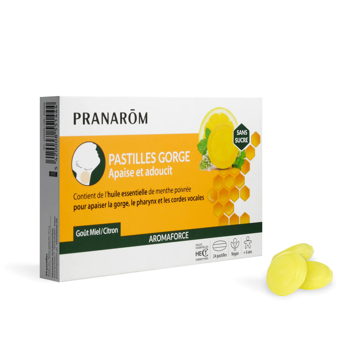 Pastile miere și lămâie AROMAFORCE [1]