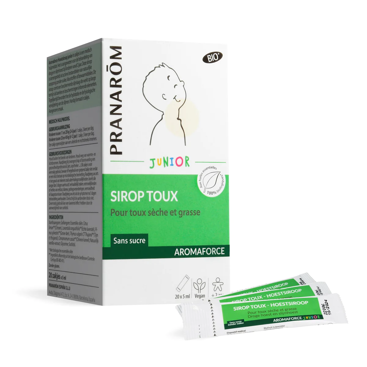 Suplimente alimentare - Sirop pentru copii pentru tuse uscată și uleioasă