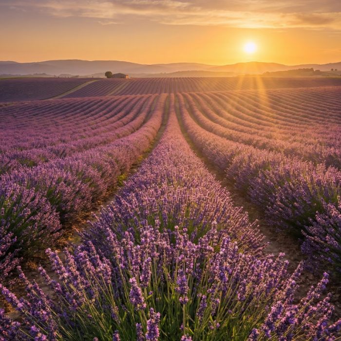 20 buc. Pachet Lavandă Mov Angustifolia - Butași 20-30 cm (Rădăcină Liberă) [6]