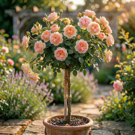 Trandafiri copac - Trandafir Copac Emily Brontë