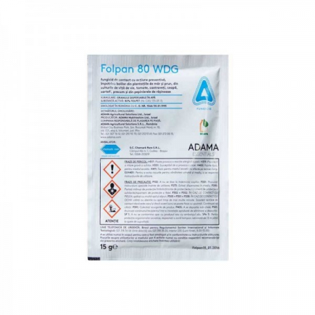 FUNGICIDE - Fungicid Folpan 80 WDG 15G