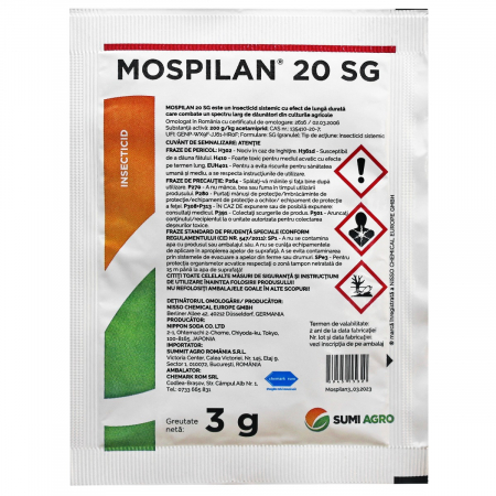 Insecticide Sistematice - Insecticid Mospilan 20SG 3GR