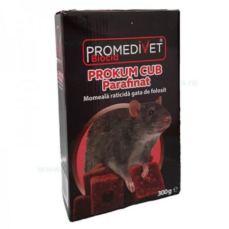 Raticide - Sobolani si Soareci - Prokum cub X 300 GR