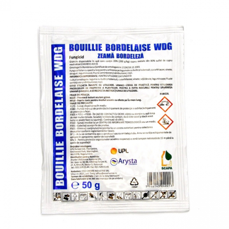FUNGICIDE - Fungicid Zeama Bordeleza 50GR
