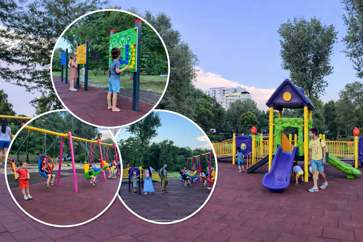 În Parcul Dendrariu - un teren de joacă pentru copii cu nevoi speciale