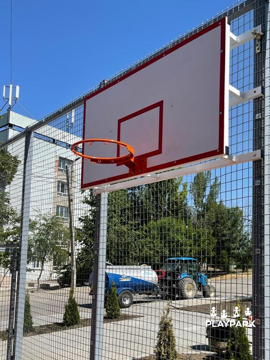 Complex sportiv pentru copii Workout KIDS C-101 cu bare, leagăn, inele și panou de baschet, exterior [3]