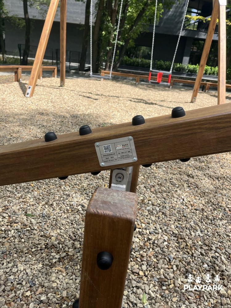 Balansoar din lemn KBT pentru spatii de joaca [7]