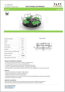 Carusel CA-08 cu 8 locuri pentru copii [3]