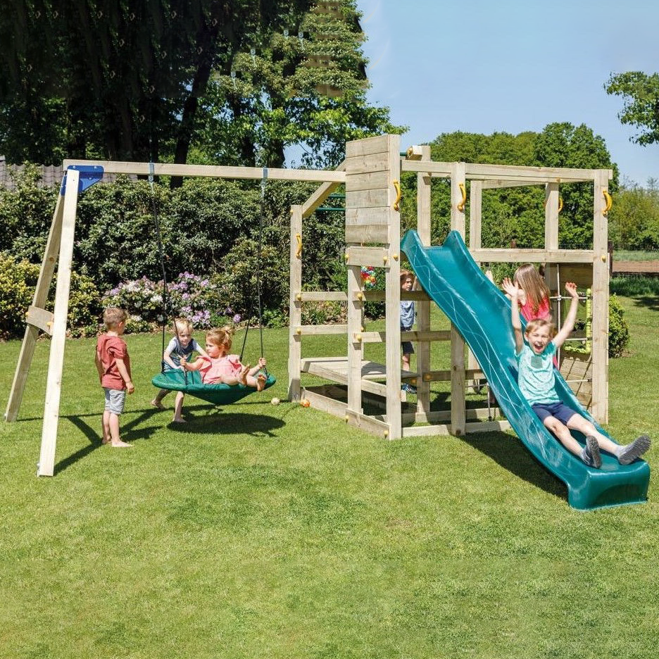 Complex de joaca CROSSFIT+Swing din lemn [2]