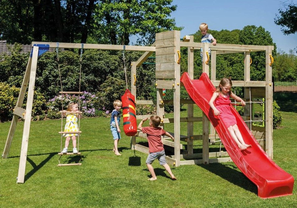 Complex de joaca CROSSFIT+Swing din lemn [4]