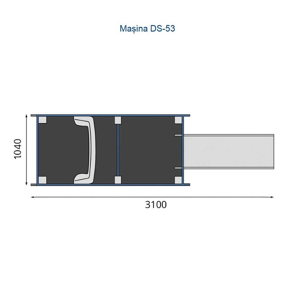 Complex de joaca cu tobogan Masina DS-53 [4]