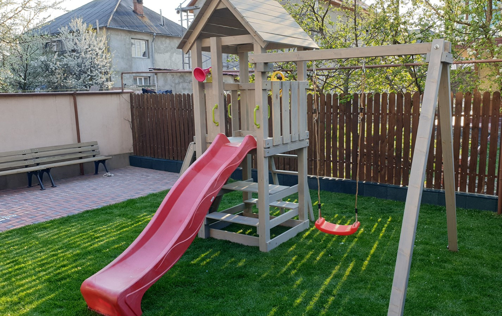 Complex de joaca EVEREST din lemn [3]