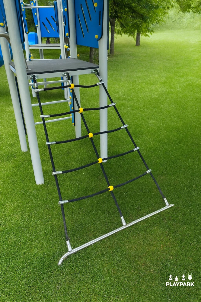 Уличный игровой комплекс Indigo-138 с горкой и элементами для лазания [6]