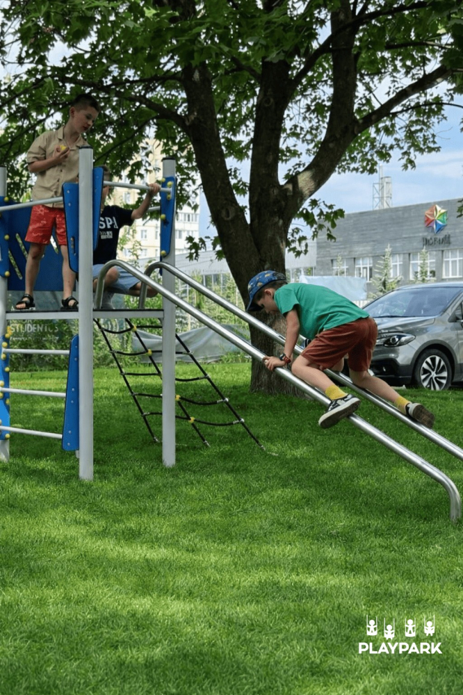 Complex de joacă Indigo-139 cu tobogan si elemente de catarare [7]